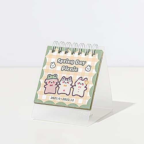 Cartoon Pocket Planner Calendar - MAXLEAF 2022-2023 Calendar Planner Cartoon Picnic Theme Mini Size 2.76'' Desktop Schedule Calendar for Planners Appointments, Portable Mini Calendars for Dates, 2022 Academic School Schedule Planners, 2021.09