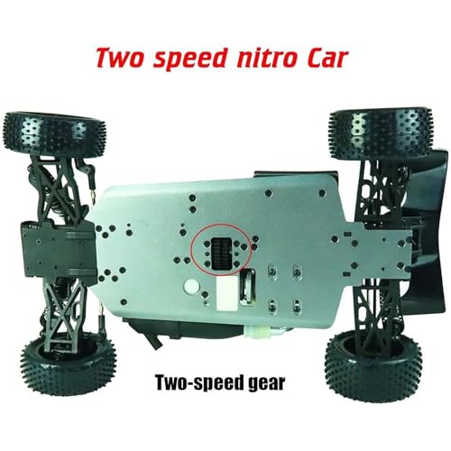 Nitro RC Auto 1/10 skala 70KM/U 2.4G zdalnie sterowany pojazd 4WD zasilany benzyną Drift Crawler Hobby Truck