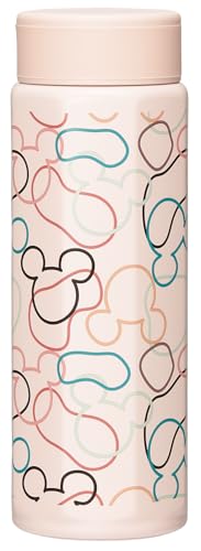 スケーター(Skater) ステンレス マグボトル 500ml 持ちやすい 8角形 保温 保冷 水筒 ディズニー ミッキーマウス モスピンク STO568062