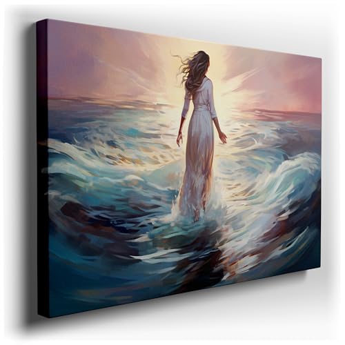 Canvas for Living room. Embracing the Horizon: A Serene Journey