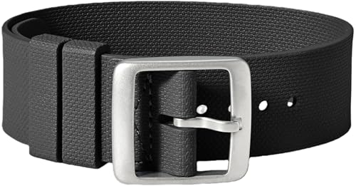 Bracelet NATO 21mm caoutchouc FKM respirant pour montre homme et femme BBZ