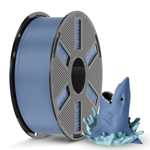 Image of JAYO PLA 3D Printer Filament 1.75mm, 1.1kg Reusable Spool, Grey Blue | 1.1kg Large Capacity, ±0.02mm Accuracy, Easy to Print, Vacuum Sealed, Fit Most FDM 3D Printer