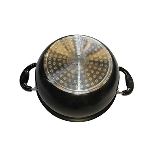 Image of Black Diamond 3 mm Hard Anodised Baby Kadai with Lid (with Induction) - 1.2Litre