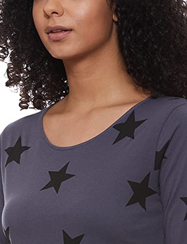 Image of A.T.U.N. (ALL THINGS UBER NICE) Womens Printed Cotton Long Sleeve Regular T-Shirt (Pack of 3)