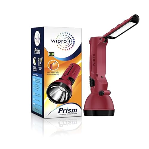 Wipro Prism Rechargeable LED Torch Cum Lantern