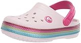 Fastenings: Slip On Crocs Crocband Sequin Band Clog K, Zuecos Unisex niño, Rosa (Barely Pink 6pi), 28/29 EU
