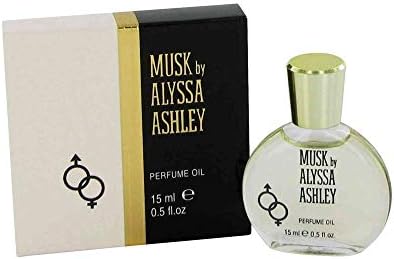 Alyssa Ashley Musk - Perfume Oil for Men and Women with Citrus and Sicilian Bergamot - Travel Size Perfume Mini Fragrances - 0.5 oz Parfum Oil