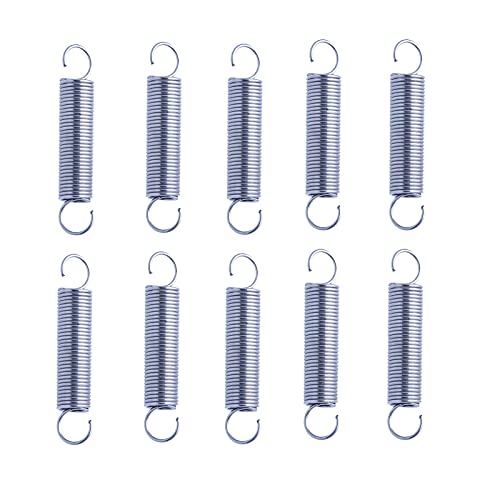 Extension Heavy 10 Pieces, 0.6mm Wire Diameter, 5mm Outer Diameter, 15-60mm Length, S-Shape Spiral Extension Dual Hook Spring Wire Hook (Size : 25mm)