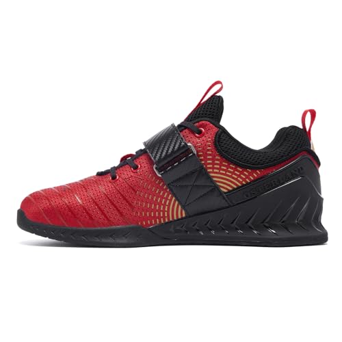 Image of Osterland Weightlifting Shoes: High-Performance Footwear for Gym Powerlifting, Specifically Designed for Heavy Lifting, Deadlifting, Weight Training, Squat Shoes for Men Women