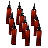 Baluue 10 Stück Reiseflaschen für Duschgel und Lotion Auslaufsichere Nachfüllbare Flaschen für Badezimmer Reisegröße Leicht und Tragbar für Kosmetik und Toilettenartikel