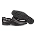 ECCO Men's Edinburgh Bike Toe Slip On Loafer Slip-On, Black/Black, 11-11.5
