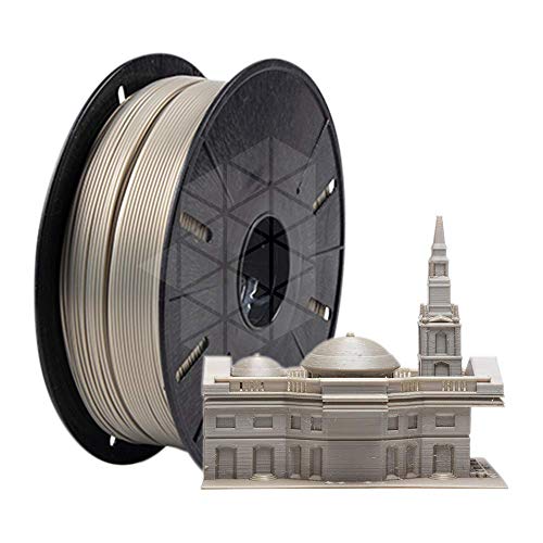 Image of Tesseract Premium PLA + 1.75mm 3D Printing Filament | Dimensional Accuracy + /- 0.03mm | Compatible with Most FDM Printers | 1 KG 3D Printer Filament - PLA Brass (Quantity 1)