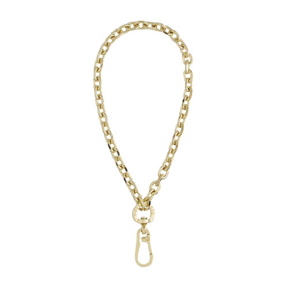 PopSockets Wristlet Phone Strap, Wrist Strap for Phone, Device Holder - Gold Links