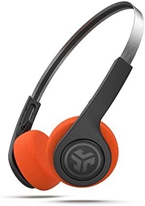 JLab Audio Rewind Wireless Bluetooth On Ear Headphone with Mic (Black)