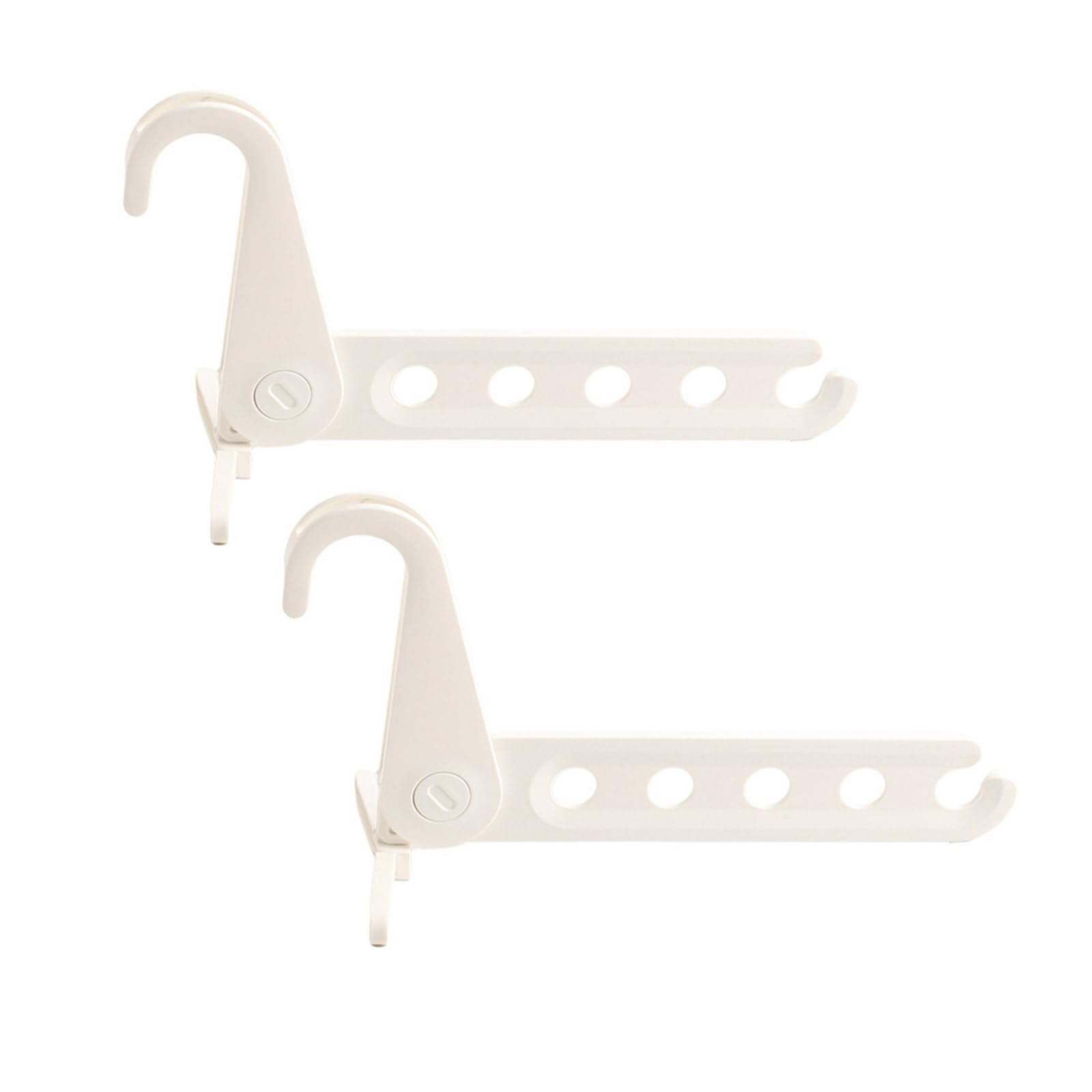 Buxuaaaa Bendable Closet Mounts Set of 2 Resistant ABS Wall Hangers for Laundry Room Bedroom Space Space Saving Folding Hook Laundry Accessories Rustproof Garment Hook