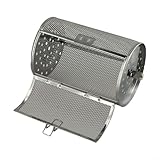 Glomc Cestello rotante in acciaio inox per friggitrice ad aria, accessori per forno per migliorare il flusso d'aria per una cottura uniforme e risultati croccanti