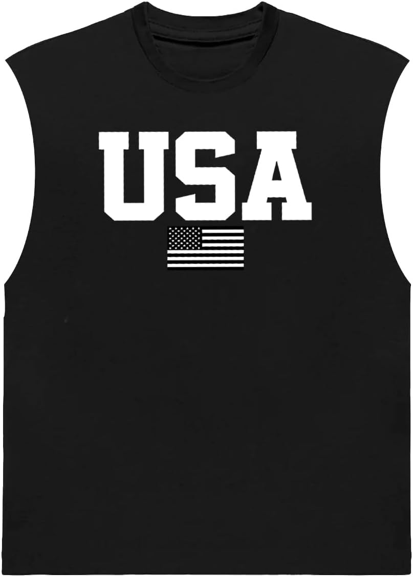 Men's Funny Grpahic Tank Tops Workout Gym Bodybuilding Relaxed Fit Casual Sleeveless Shirts - Image 6