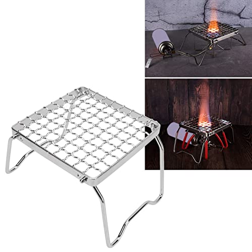 Support de gril de feu de camp réglable pour stabiliser votre mini poêle portable