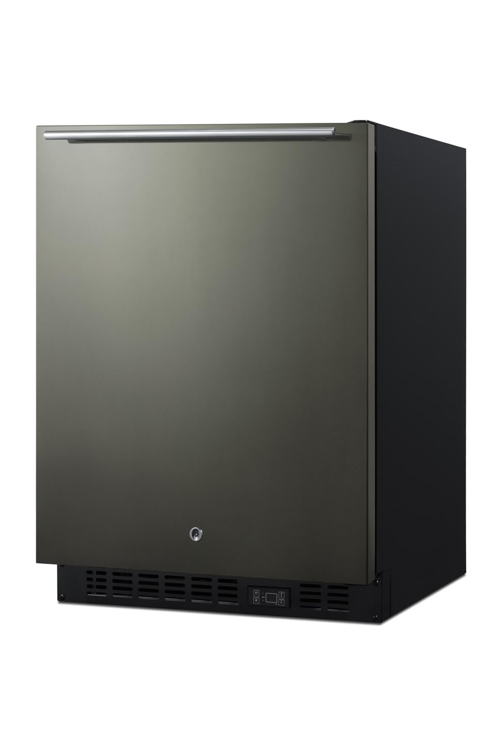 Summit Appliance Alfz53css 24" Wide Built-In All-Freezer, ADA Compliant, Stainless Steel, 3.7 Cu.Ft Capacity, Digital Thermostat, High Temperature Alarm, Recessed LED Light, Factory Installed Lock on Fridge.com - View 6