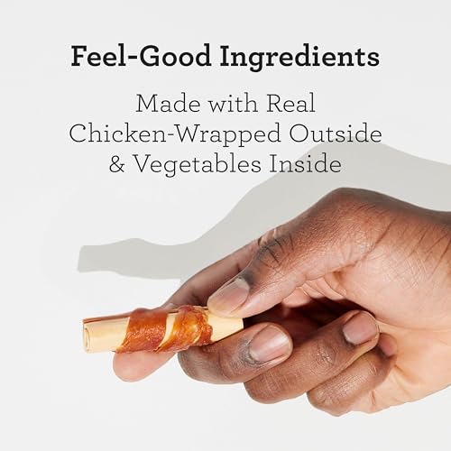 DreamBone Mini Sticks Wrapped With Real Chicken, Rawhide Free Dog Chew Sticks, 15 Count - Image 4