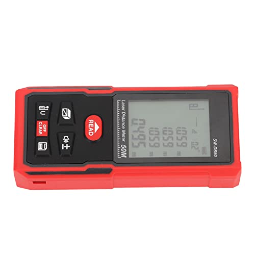 DOACT Laser Rangefinder Anti-Slip Self Calibration Quick Measurement Portable 630-670nm Laser Rangefinder 2mm Accuracy for Factories (50m / 164ft), DOACTgck8e1hnxb-11