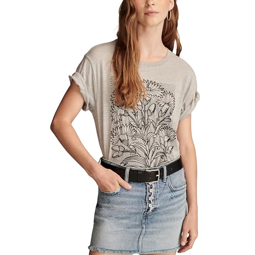 T-Shirt Boyfriend femme Lucky Brand idéal pour un look week-end branché