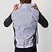 CASTELLI Men's Squadra Stretch Vest, Windproof Full Lenth Zip Shell with High Collar for Road and Gravel Biking I Cycling - Silver Gray/Dark Gray - XX-Large