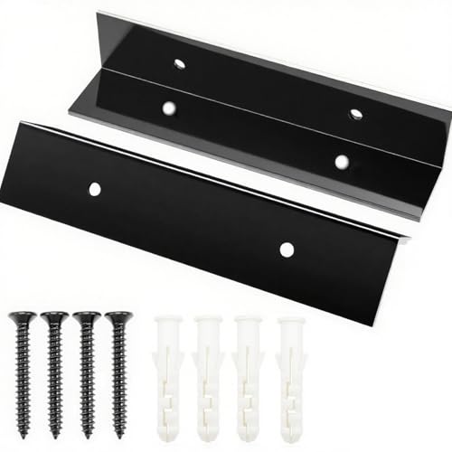 Garage Door Rodent Guard – Aluminum Mouse Snake Shield Plates – Rust-Proof Garage Bottom Corners – Universal Fit – Easy Install with Screws (2 Pack)