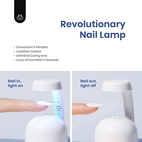 Beetles Easy Gel Nail Extension Kit With Pre-Etched Soft Gel Nail Tips Matte Medium Almond Shape, 2 In 1 Nail Glue Gel Base Coat And Innovative Nail Lamp Acrylic Nail Clipper For Diy Home Manicure #TOP5