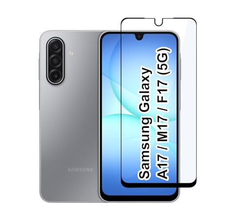 Image of DD SON Military-Grade Tempered Glass Screen Protector Compatible for Samsung Galaxy M17 5G / Samsung Galaxy A17 / A16 4G / A16 5G / A26 / F16 / M16 / F36 / M36 / Galaxy F17 5G / F17 with Edge to Edge Coverage and Easy Self Installation kit