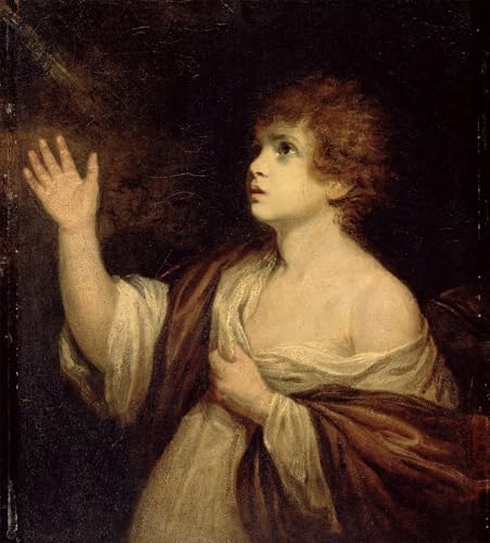 Cuadro El llamado de Samuel de Reynolds en lienzo moderno de 60x90cm