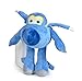 Super Wings Peluche Jerome Avion Color Azul 22cm - Calidad Super Soft