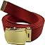 Red Belt / Gold Buckle