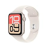 Apple Watch SE 3 GPS 44mm Starlight Aluminium Case with Starlight Sport Band - M/L