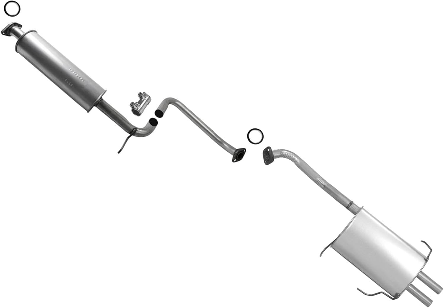 Resonator Pipe and Muffler Replacement Parts for Nissan Maxima 2000 with Federal Emissions Only