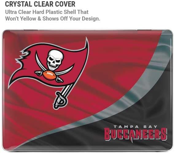 Skinit Laptop Case Plus Skin Compatible with MacBook Air 15in (2023) - Officially Licensed NFL Tampa Bay Buccaneers Design