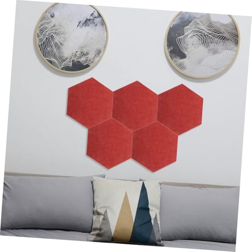 Tableau feutre hexagonal x12 isolant phonique et panneau d'affichage mural design - 8