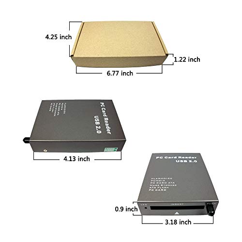 Szbj Usb2.0 Plastic Version Interface Pcmcia Card Reader,Read Flashdisk,Pcmcia,Pc Card Ata,Mass Storage Ata Flash,Pc Card (Card Reader, Gray) #TOP4