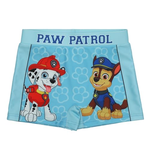 PAW PATROL Bañador para niño, talla 98-116, azul claro, 110