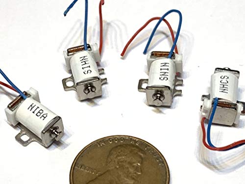 4 Pieces White Linear Suction Electromagnet small Solenoid Pull Micro push A15