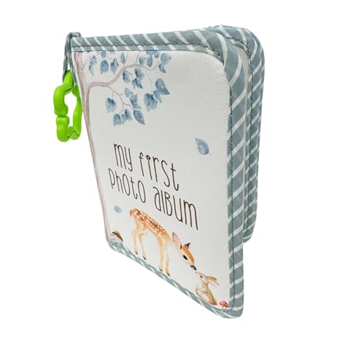 Álbum de fotos familiar: libro de recuerdos de tapa dura, carpeta de recuerdos fotográficos, organizador compacto | Para niños adolescentes adultos nuevos padres nietos amigos personas queridas