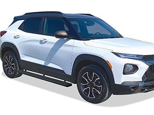 Estribos APS Premium 5in Black para Chevy Trailblazer 21-26 miniatura 2