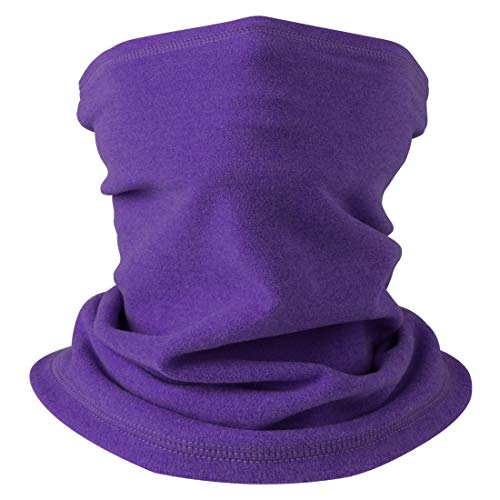 HEGCOIIE Winter Loop Schal Herren & Damen，Fleece Schlauchschal Halswärmer Halstuch Winddicht Ski Maske Warmer für Outdoor Skifahren Motorrad Laufen Radfahren