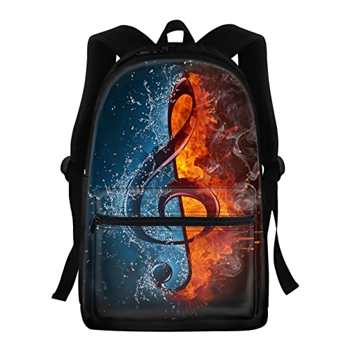 Sac à dos école confortable musique 3D pour éviter le mal de dos