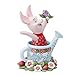 Enesco Disney Traditions by Jim Shore Winnie The Pooh Piglet in Watering Can Figurine, 4.5 Inch, Multicolor