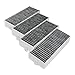 Produktbild 4 Stück Aktivkohlefilter Dunstabzugshaube Filter For Bosch 17004811 Bosch HEZ9VRUD0 Siemens 17004796 Siemens HZ9VRCR0 Neff 17004806 Z821VR0 Gaggenau CA282111