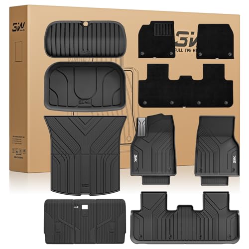 3W Tesla Model Y Juniper Floor Mats(not for Standard) Metal Pedal Carpets Double Layer 2025 2026 Model Y Accessories TPE All Weather Waterproof Custom Fit Liners Vigormold