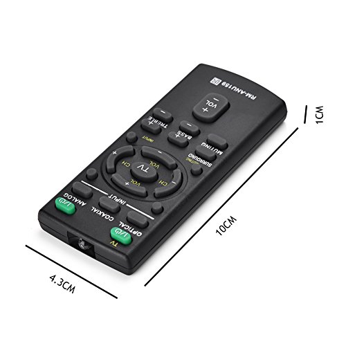 fosa Mando a Distancia del Teclado RM-ANU159 para Soundbar Sony, Control Remoto de Reemplazo Especial(Batería No Incluida)