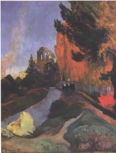 Art mural Les Alyscamps de Paul Gauguin pour une ambiance vintage et poétique de chambre