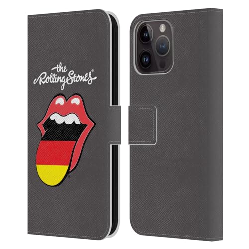 Carcasa Tipo Libro iPhone 15 Pro Max Rolling Stones Funda Cuero